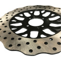Front and rear disc brake discs of motorcycle